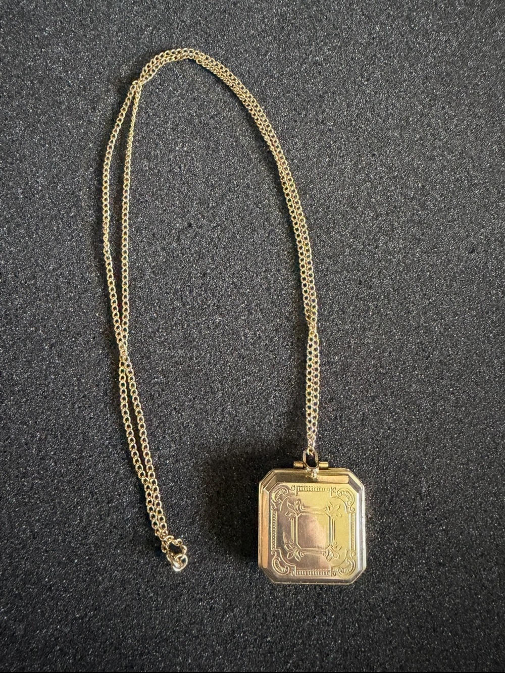 Vintage Coro 4 fold locket necklace